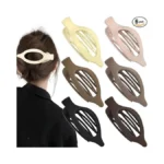 Obeoby 6 Pcs Flat Hair Clips For Women, French Flat