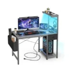 Grandder Gaming Desk 55 Inch With Power Outlet And Led