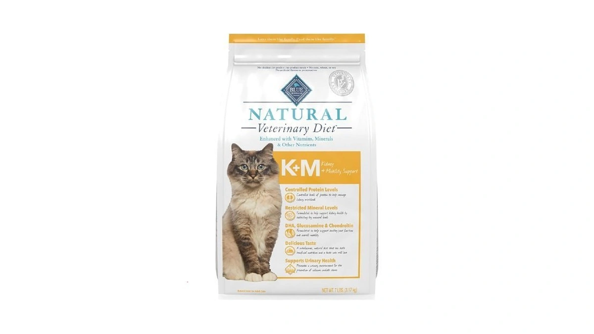 Blue Buffalo Natural Veterinary Diet K+m Kidney + Mobility Support