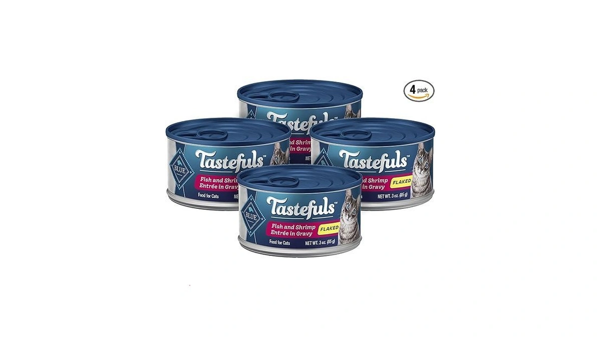 Blue Buffalo Tastefuls Natural Wet Cat Food Cans, Flaked Style,
