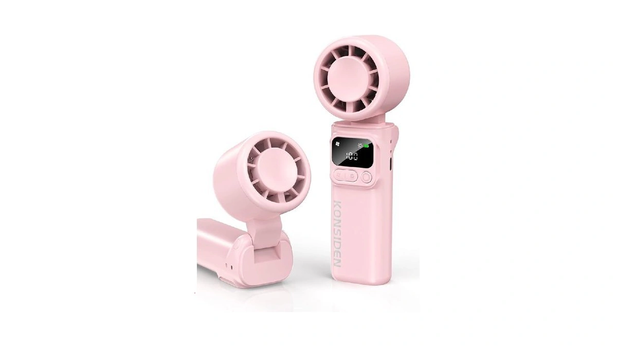 Portable Handheld Turbo Fan, 199 Stepless Speeds, 4000mah Usb Rechargeable,