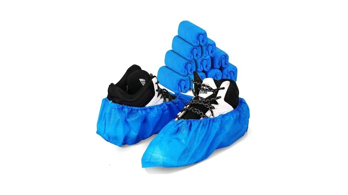 Green Convenience Shoe Covers Disposable Boot Cover Waterproof, Dust Proof,