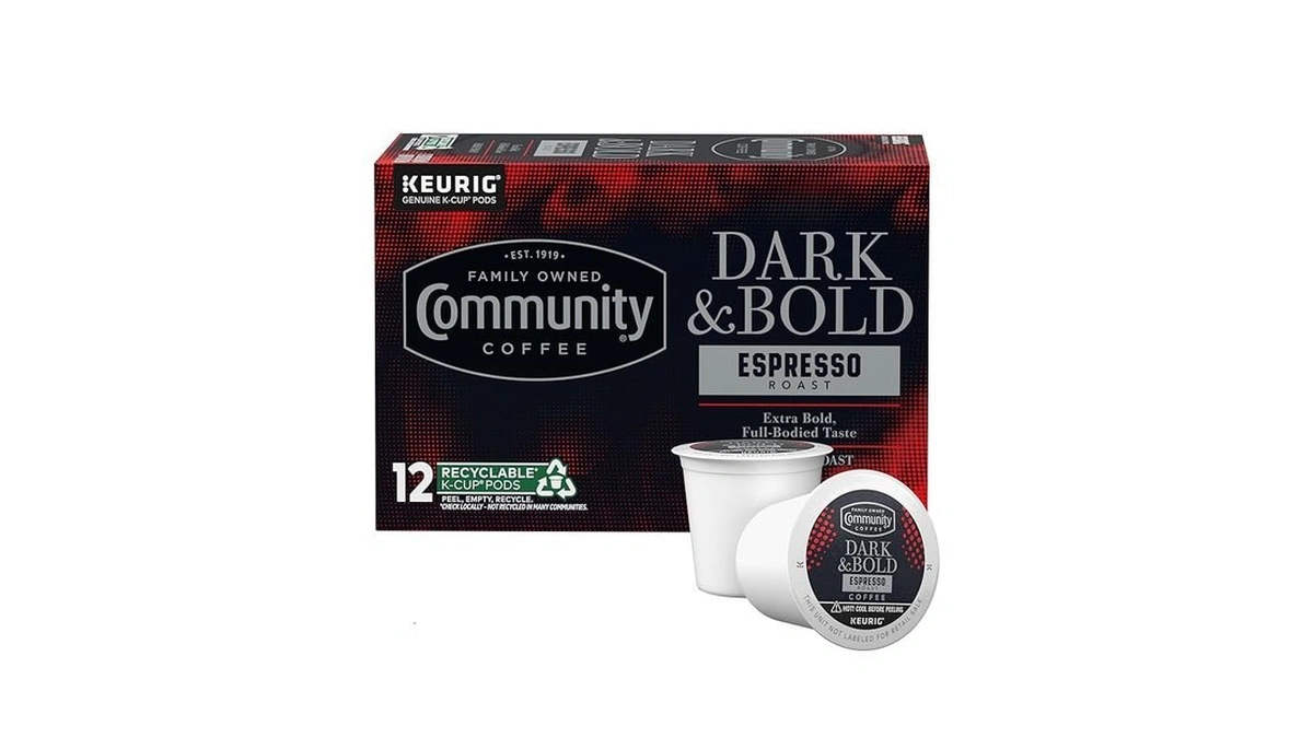 Community Coffee Dark & Bold Espresso Roast 12 Count Coffee