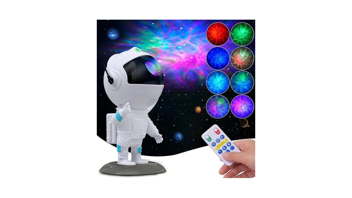 Astronaut Galaxy Projector, Star Projector, Astronaut Light Projector With 8
