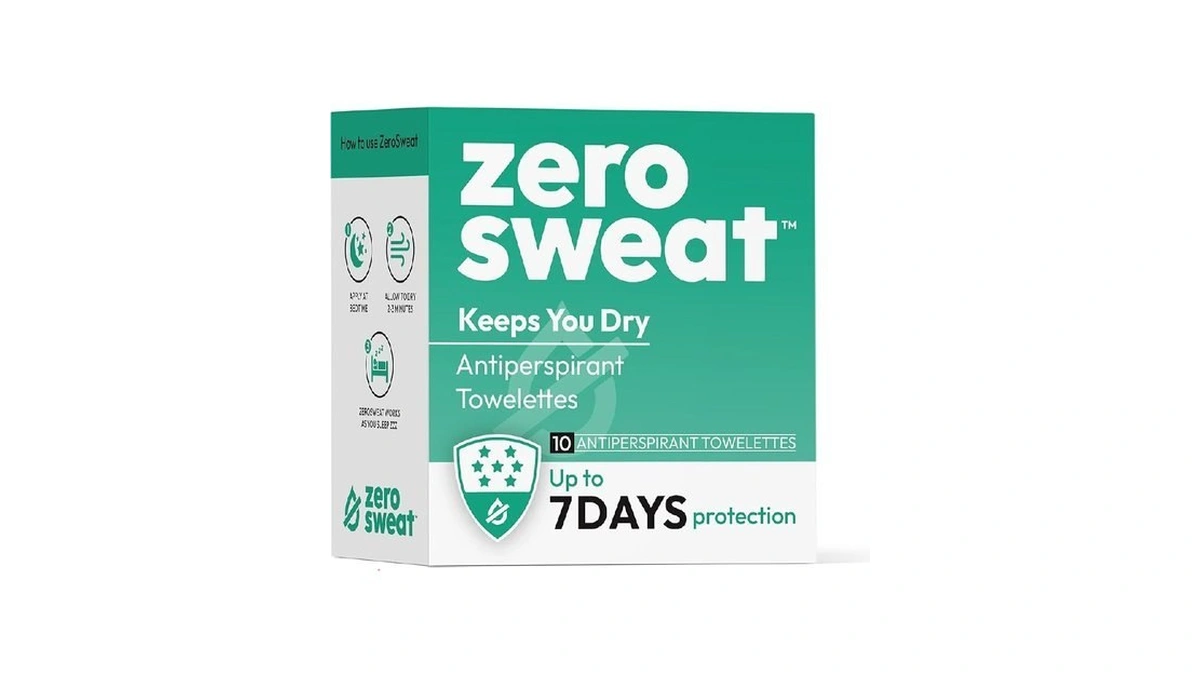 Zerosweat Antiperspirant Wipes Deodorant | Clinical Strength Hyperhidrosis Treatment -