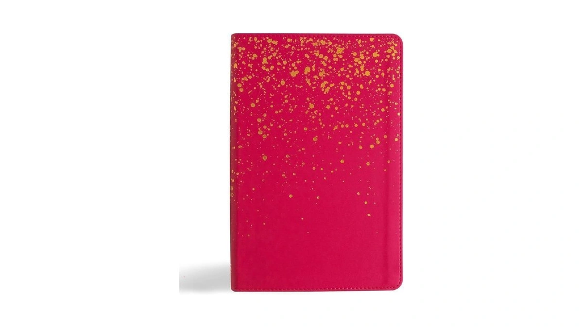 Csb Kids Bible, Pink Leathertouch, Large Print, Red Letter, Study