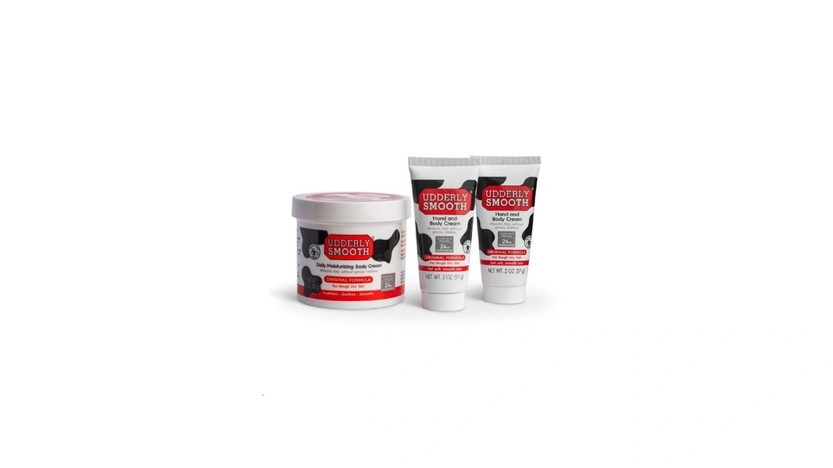 Udderly Smooth Hand (2 Oz) & Body Cream (12 Oz)