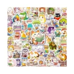 Ckxtyng 200 Pcs Animal Bookish Stickers, 100 Unique Designs Animal