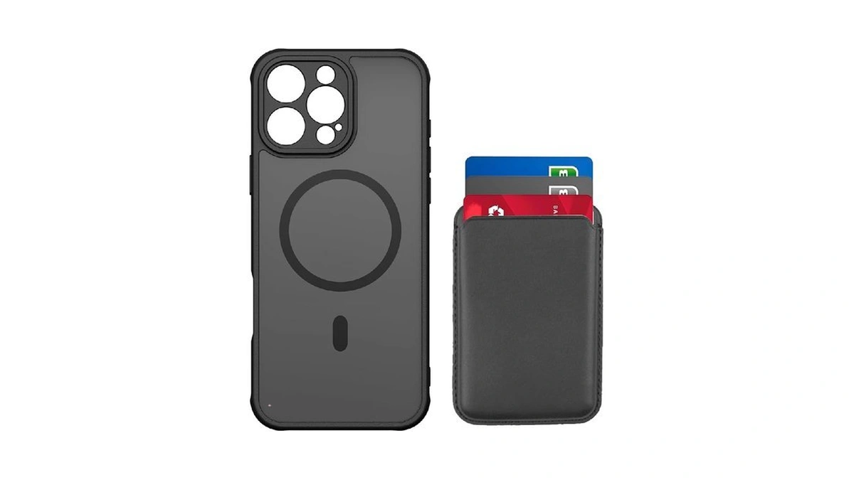 Mooyaacase Magnetic Wallet For Iphone 16 Pro Max Case Black,
