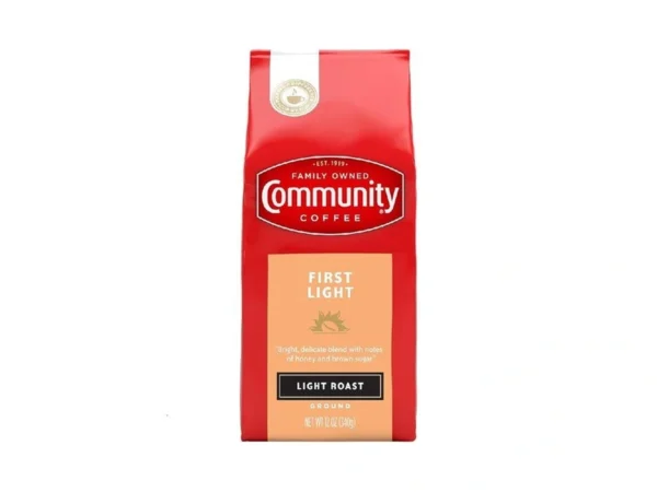 Community Coffee First Light Blend, 12 Ounces Light Roast Ground