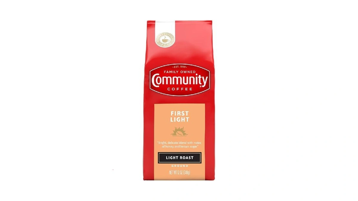Community Coffee First Light Blend, 12 Ounces Light Roast Ground