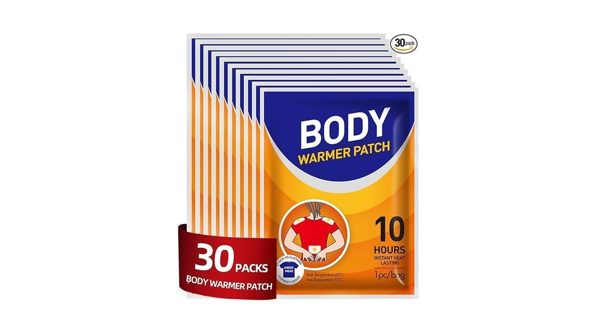 Adhesive Heat Patches For Neck, Knee, Upper Or Lower Back,