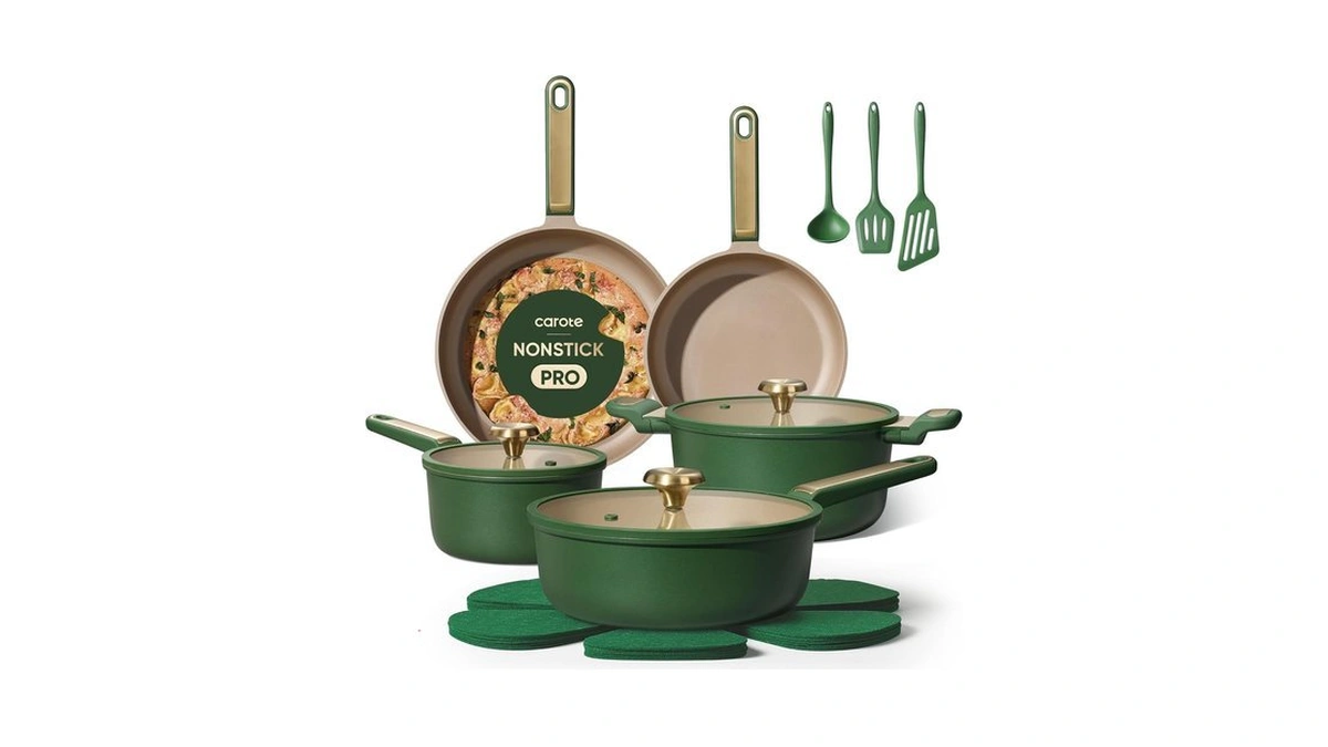Carote Pots And Pans Set Non Stick, Cookware Set, 16pcs