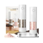 Electric Salt And Pepper Grinder Set - Rechargeable Automatic Salt