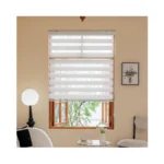 Horizontal Zebra Blinds For Windows, Roller Light Filtering Control Semi