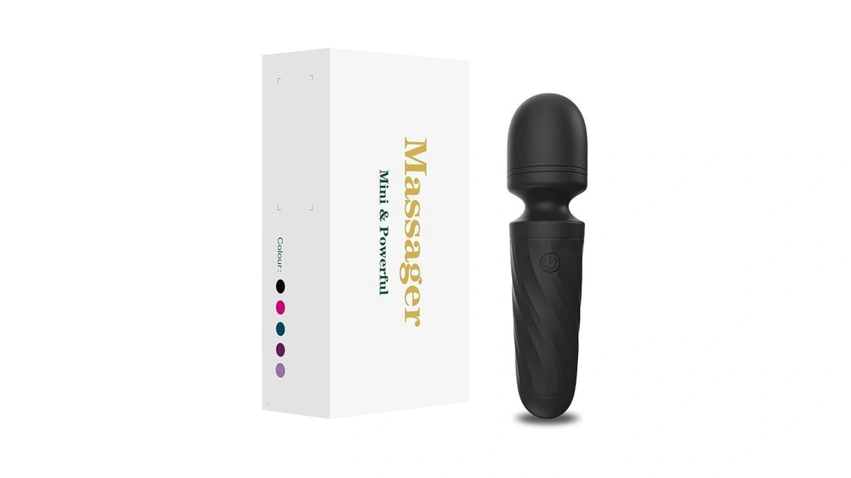 Kingwand Handheld Personal Mini Massager Tool– Waterproof, Usb Rechargeable, 10