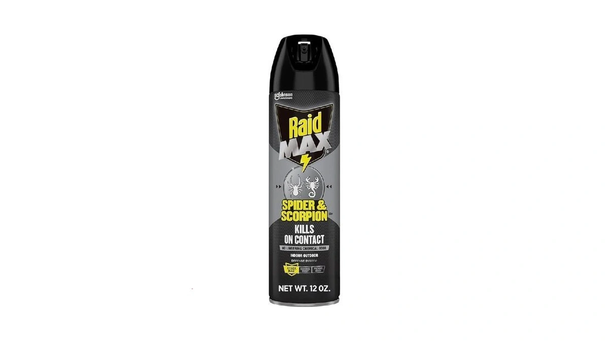Raid Max Spider And Scorpion Killer, Kills Spiders, Scorpions, Roaches,