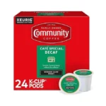 Community Coffee Cafe Special Decaf 24 Count Coffee Pods, Medium