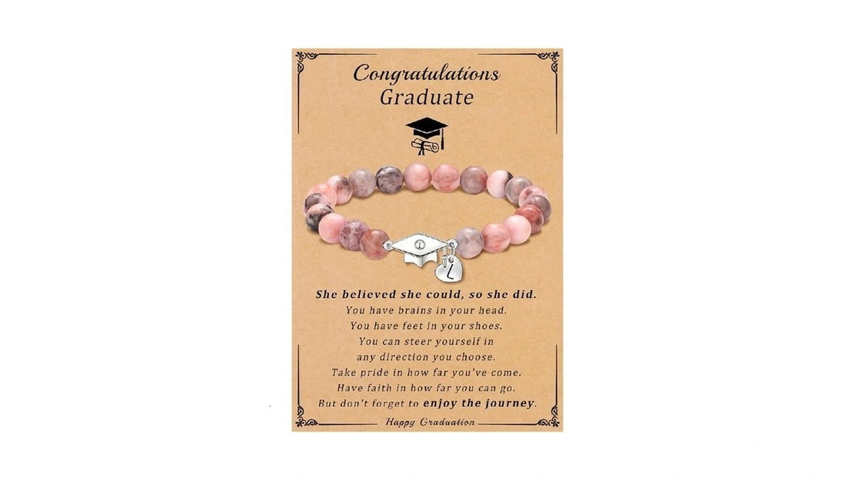Sistble Graduation Bracelets 2026 College Graduation Gifts 2026 L Initial