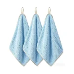 Lmminbz 3 Pack Microfiber Hand Towels For Bathroom With Hanging