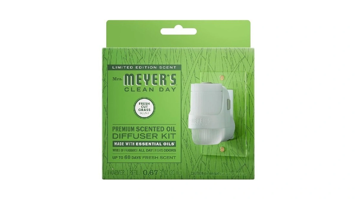 Mrs. Meyer's Clean Day Premium Scented Oil Diffuser Kit, Fresh