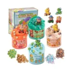 Easter Basket Stuffers, 4 Pack Butter Slime With Easter Dinosaur