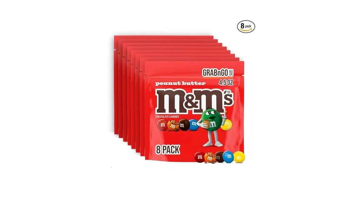 M&m's Peanut Butter Milk Chocolate Candy, Grab N Go-, 4.5