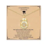 Sistble Graduation Gifts, Graduation Necklace Class Of 2026 Gifts Gold