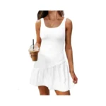Fisoew Womens Tennis Dress With Built In Shorts And Bra