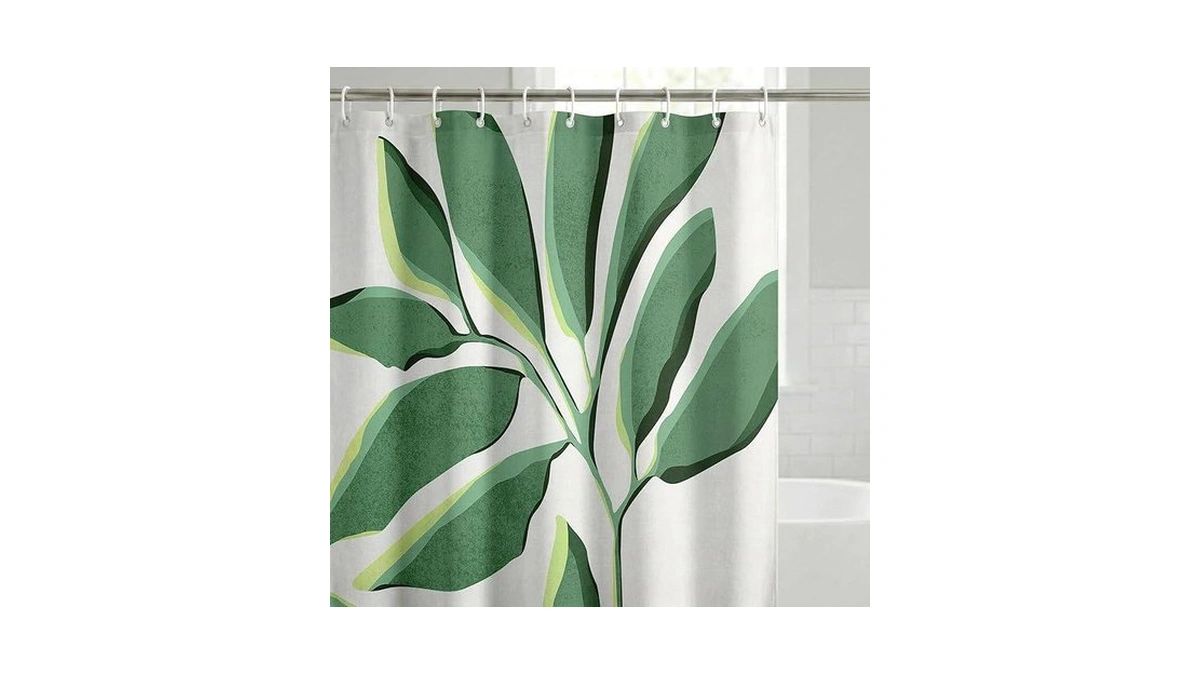 Americanflat 71x74 Boho Shower Curtain - Water-resistant Long Shower Curtain