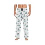 Ollabaky Husky Yoga Dogs Pajama Pants For Men, Men's Pjs