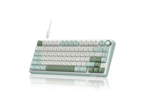 Rk Royal Kludge R75 Mechanical Keyboard Wired With Volume Knob,