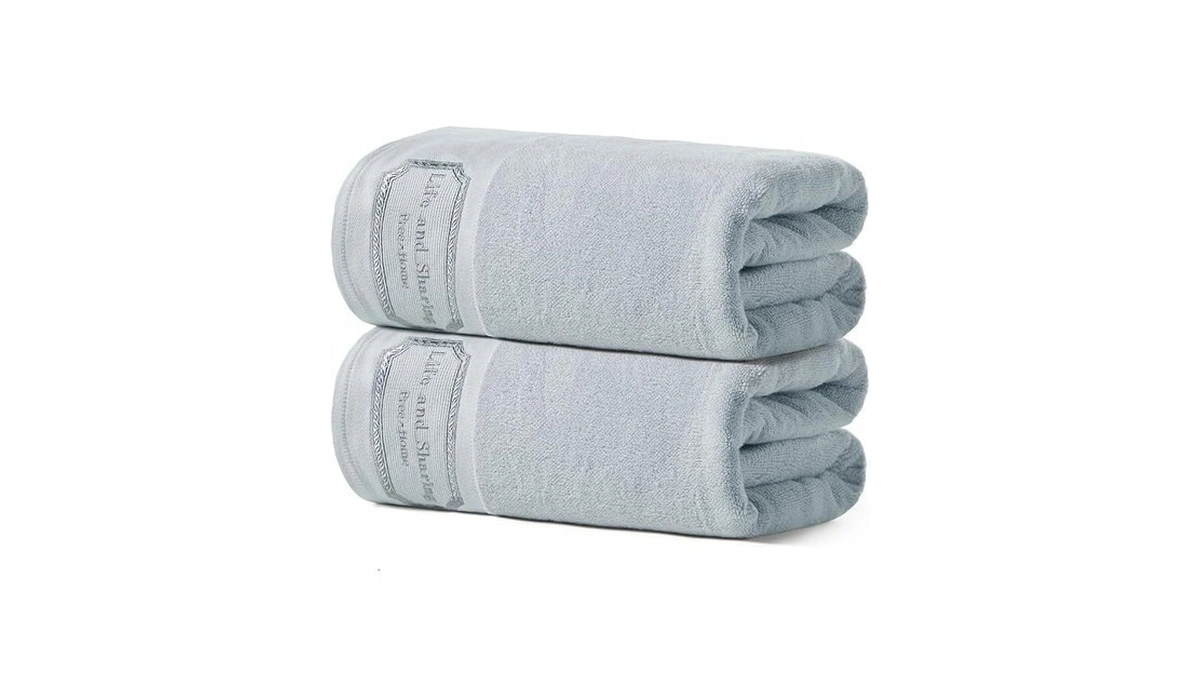 Redkiss Extra Large Bath Towels Set Of 2, 35x70 Inches