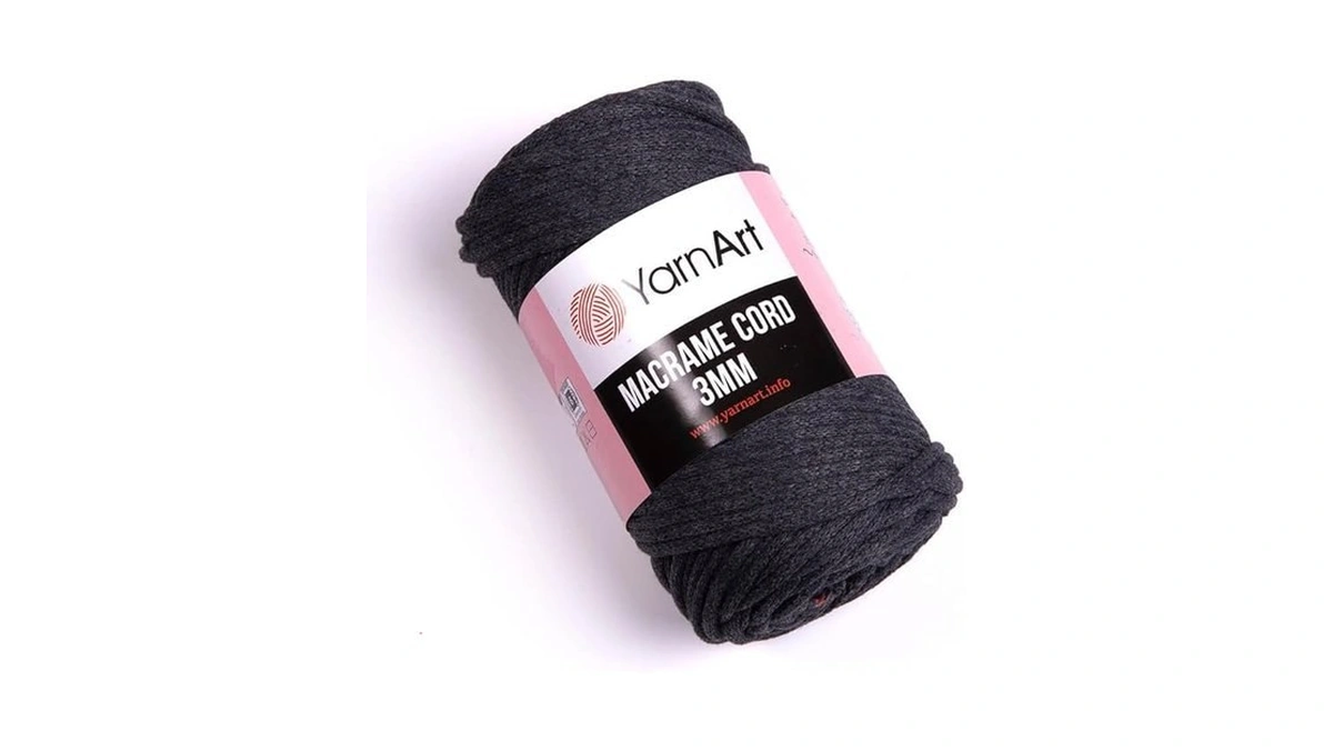 Yarnart Macrame Cord 3mm - Macrame Rope For Crafting, Knotting,