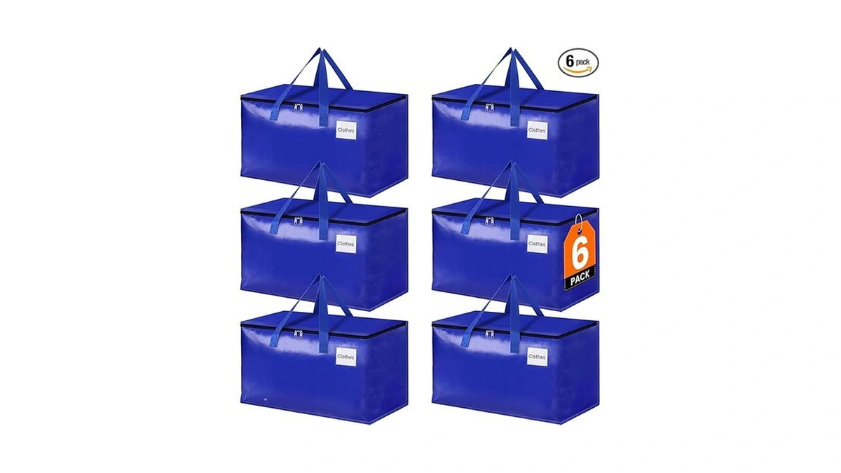 Storageright Moving Bags-heavy Duty Moving Boxes, Storage Totes With Zipper,