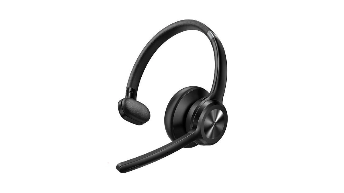 Tecknet Trucker Bluetooth Headset, Wireless Headset With Mic For Work,
