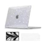 Qjuzo Compatible With Glitter Macbook Air 13 Inch Case 2026