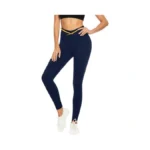 We Fleece Leggings V Cross Waist Leggings For Women Yoga