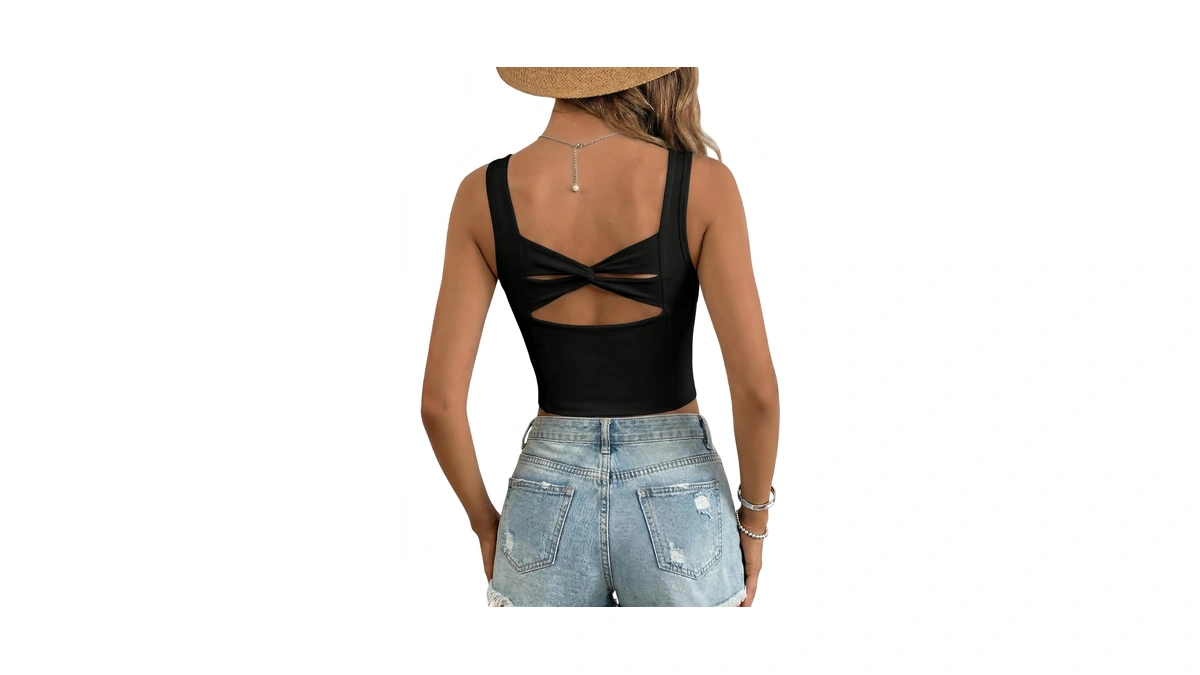 Dokotoo Summer Tank Tops For Women Casual Basic Sleeveless Workout