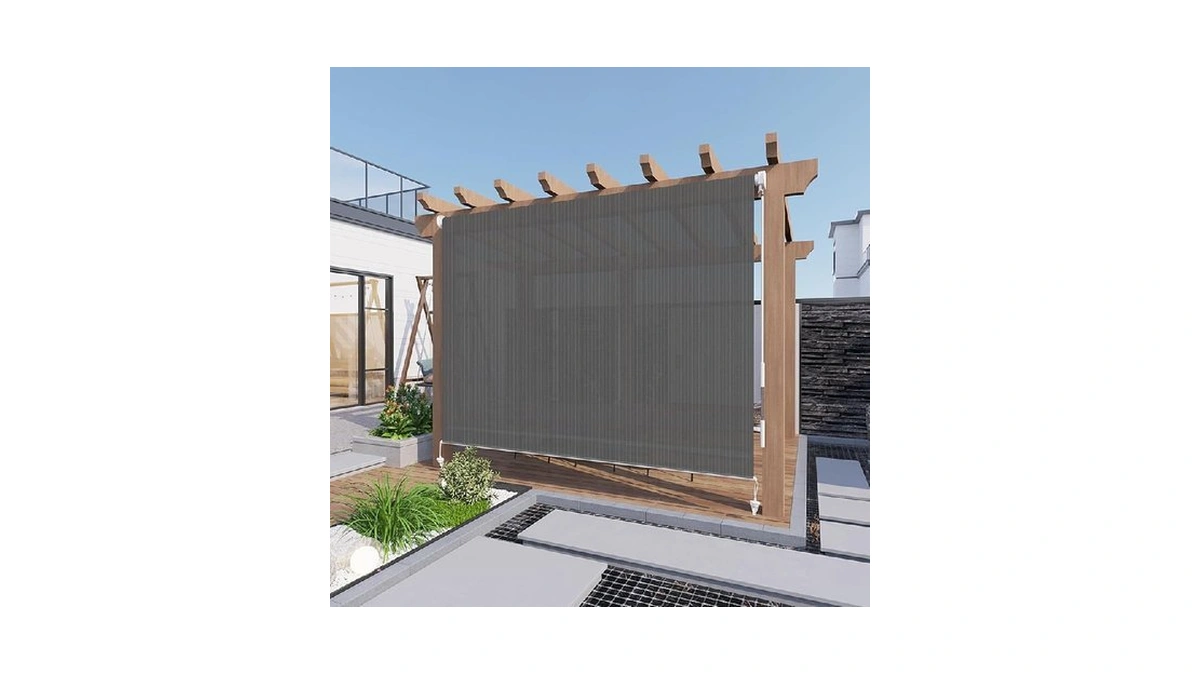 Love Story Patio Shades Roll Up Outdoor Cordless Roller Shade