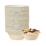 Ecolipak 12 Oz Paper Bowls, [150-pack] Compostable Paper Bowls Bulk,