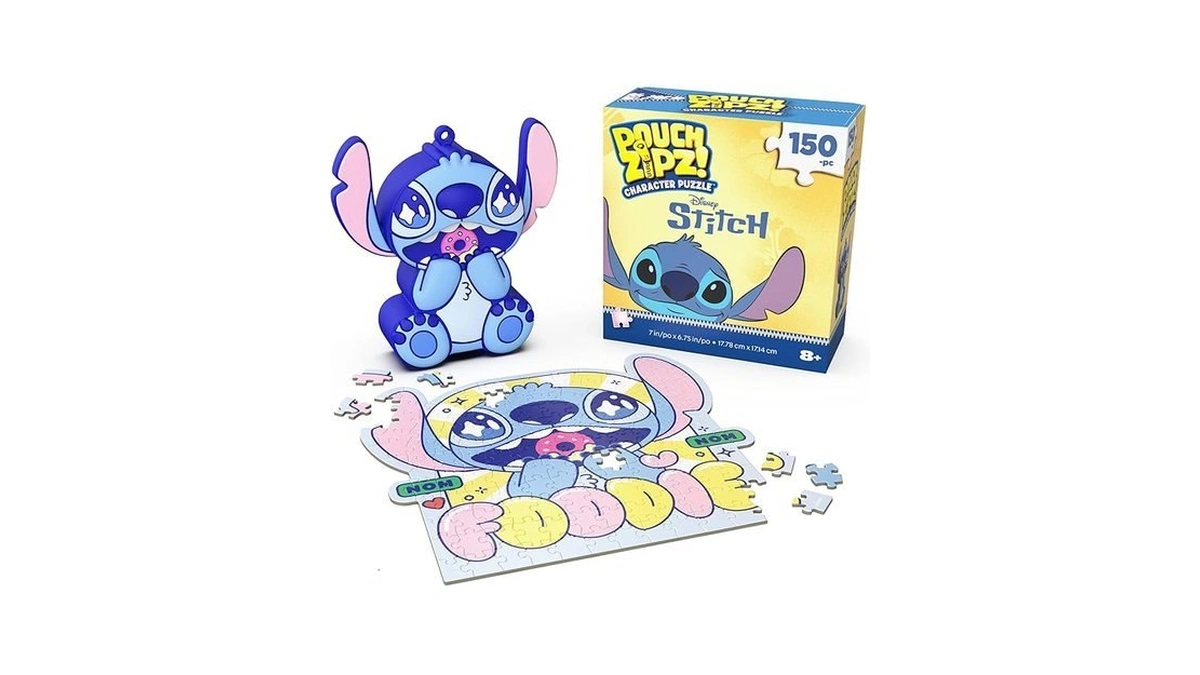 Spin Master Games, Stitch Micro Puzzle In Vinyl Pouch, 150