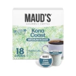 Maud's Kona Coffee Pods, 18 Ct, Medium Roast Coffee In