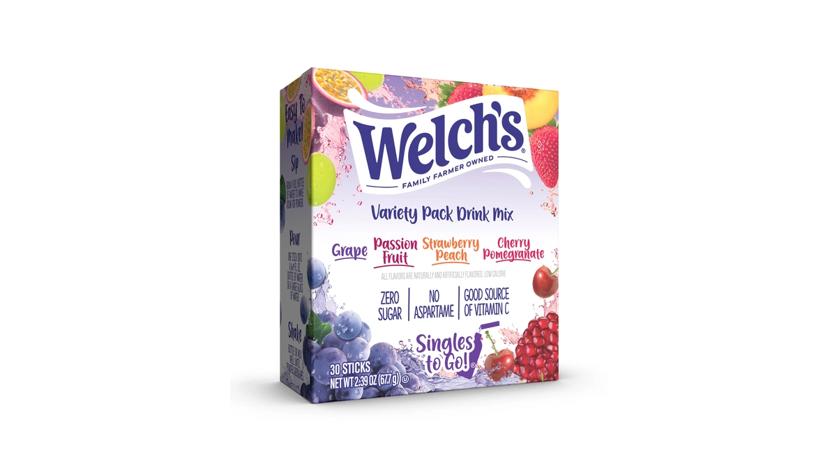 Welch's Singles To Go Variety Pack, Watertok Powdered Drink Mix,