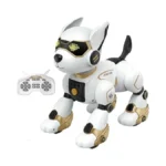Peachleaf Robot Dog Toy For Kids, Programmable Interactive Rc Pet