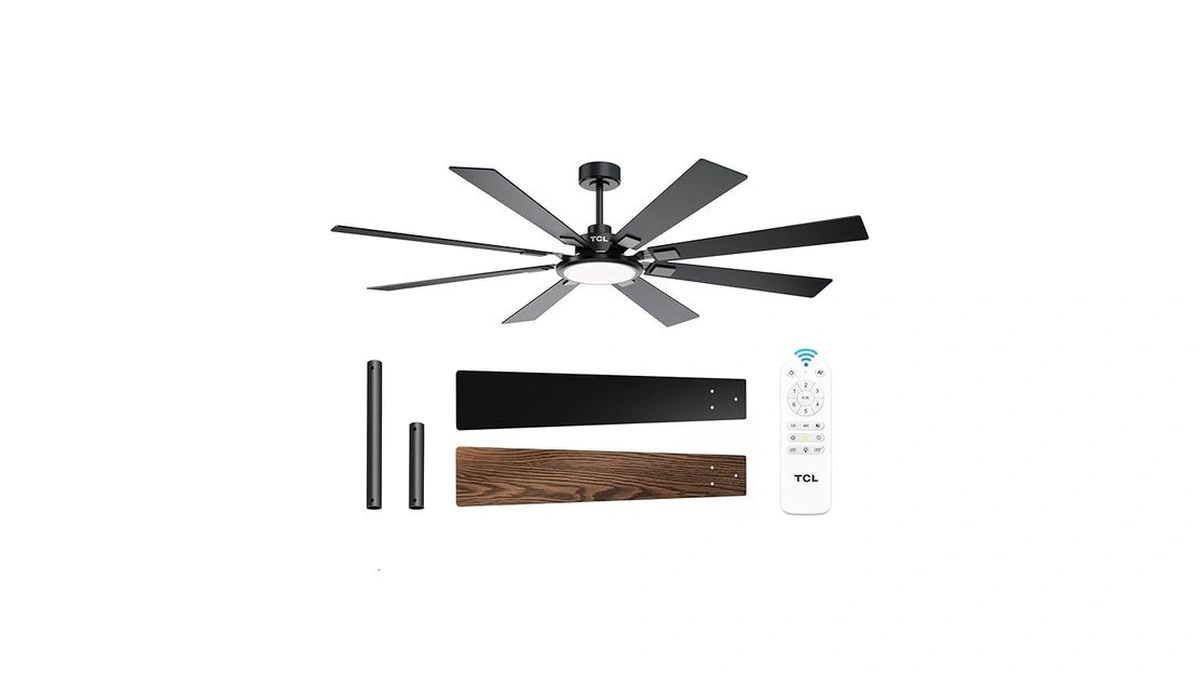 Tcl Ceiling Fans With Lights And Remote: 8 Blades, Quiet