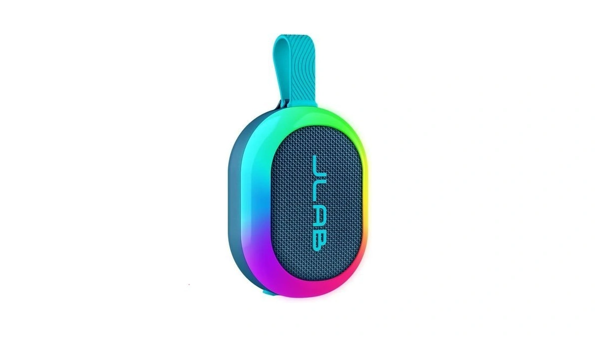 Jlab, Pop Party, Portable Bluetooth Speaker, Waterproof, Rgb Led Lighting,