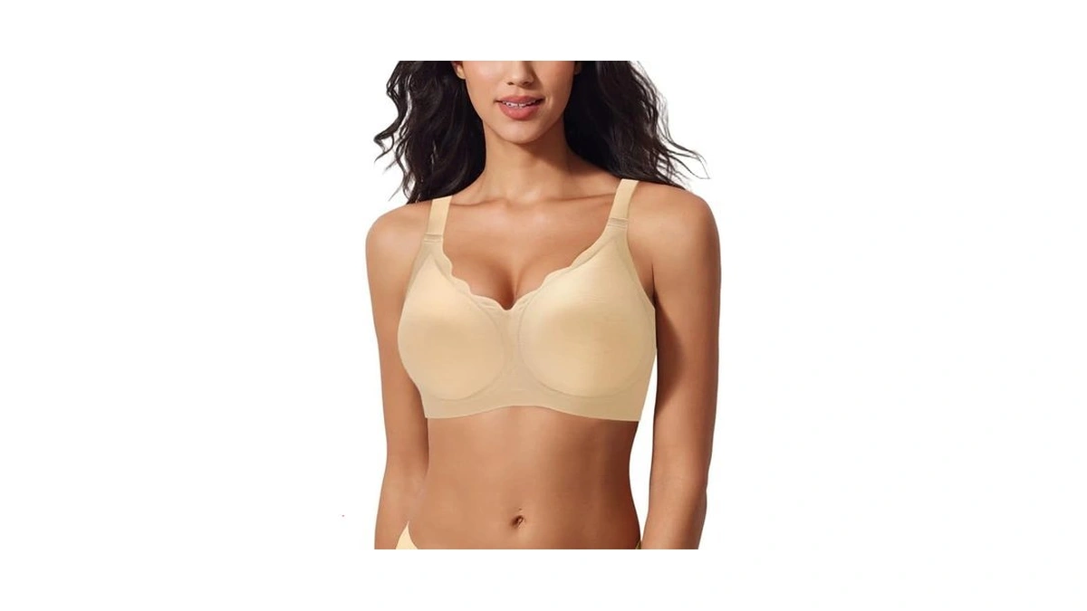 Wireless Jelly Bra For Women No Underwire Seamless Full Coverage