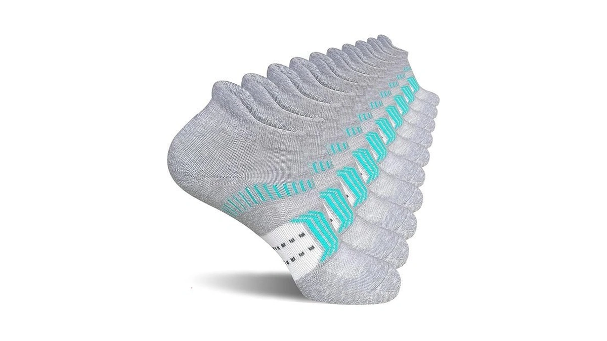 Suaskk Womens Athletic Cushioned Anti-blister Comfort Running Ankle Socks 5