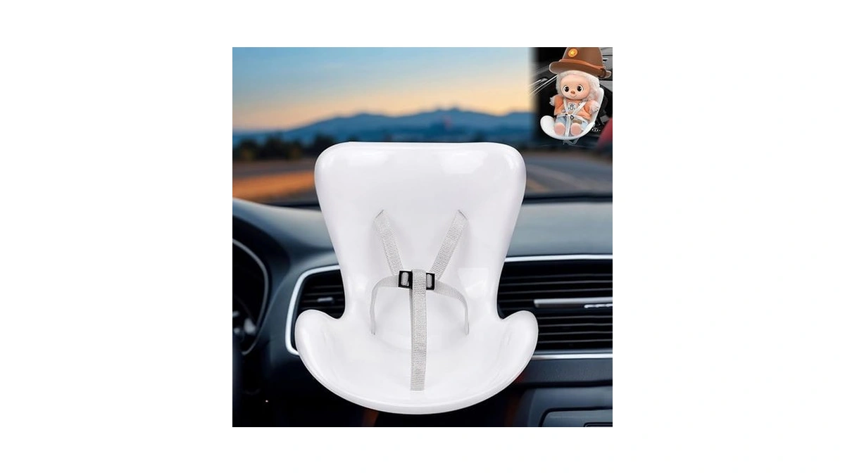 Ayykallj Doll Car Seat Compatible With Labubu, Vent Clip For
